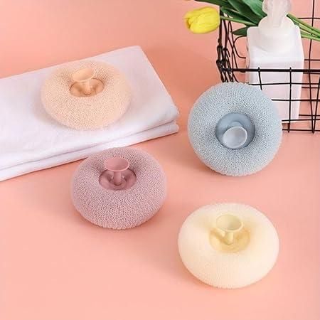 🧖‍♀️ Bath Towel Scrub Massage Shower Ball with Suction Cup