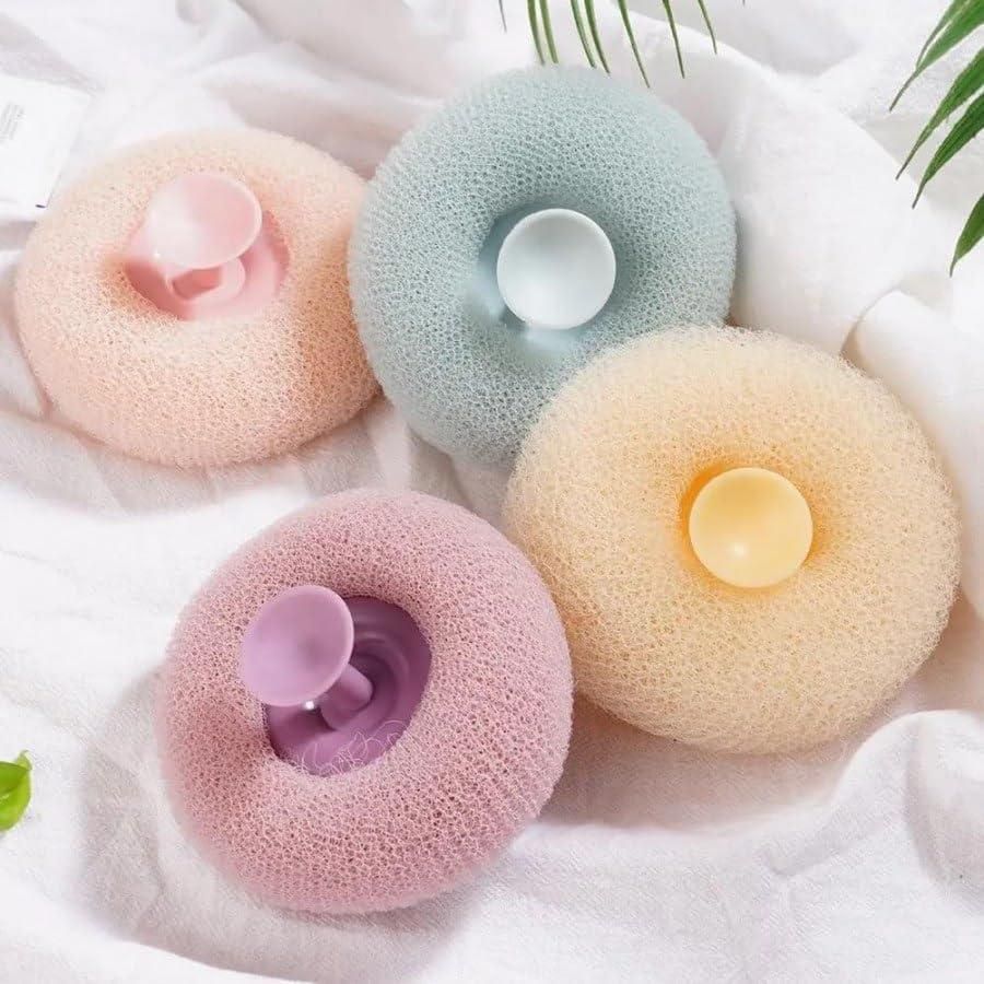 🧖‍♀️ Bath Towel Scrub Massage Shower Ball with Suction Cup