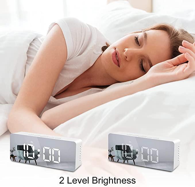 Multi-Function Digital Mirror Alarm Clock